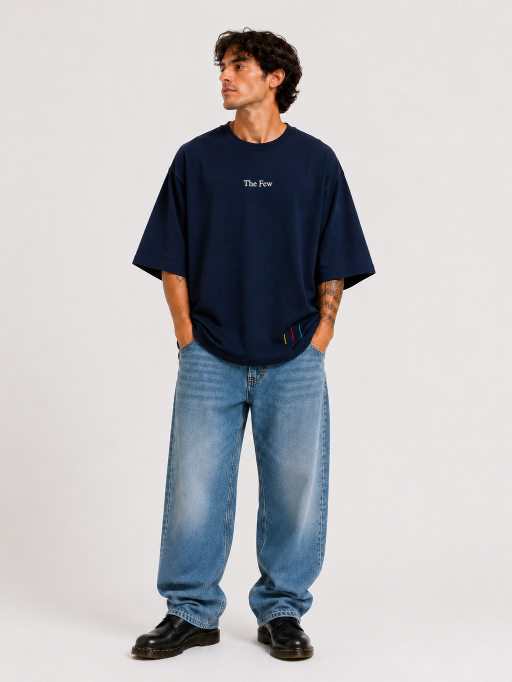 The Few Oversized Tee – Navy